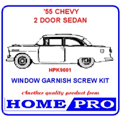 Chevy  Interior Window Garnish Screw Kit  (HPK9001)